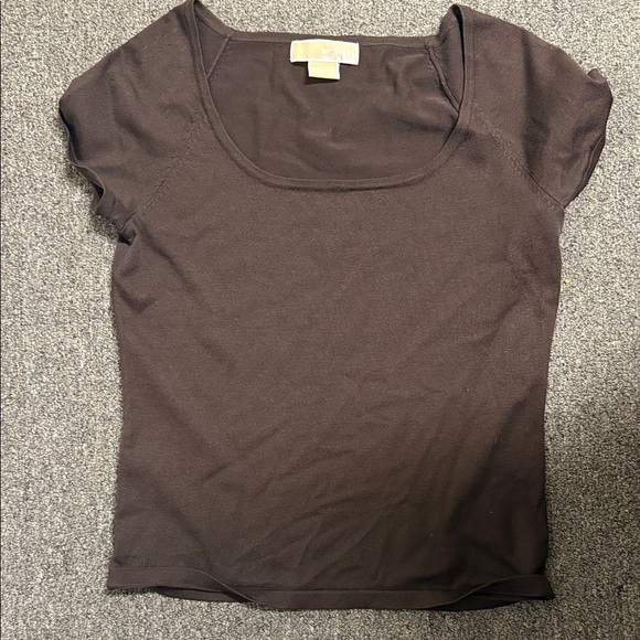 Michael Kors Espresso Short Sleeve Tee - Picture 1 of 4